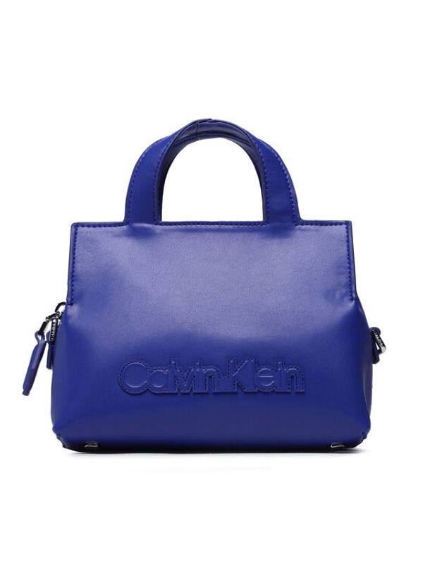 Calvin Klein Calvin Klein Дамска чанта Ck Neat Tote Sm K60K610443 Тъмносин