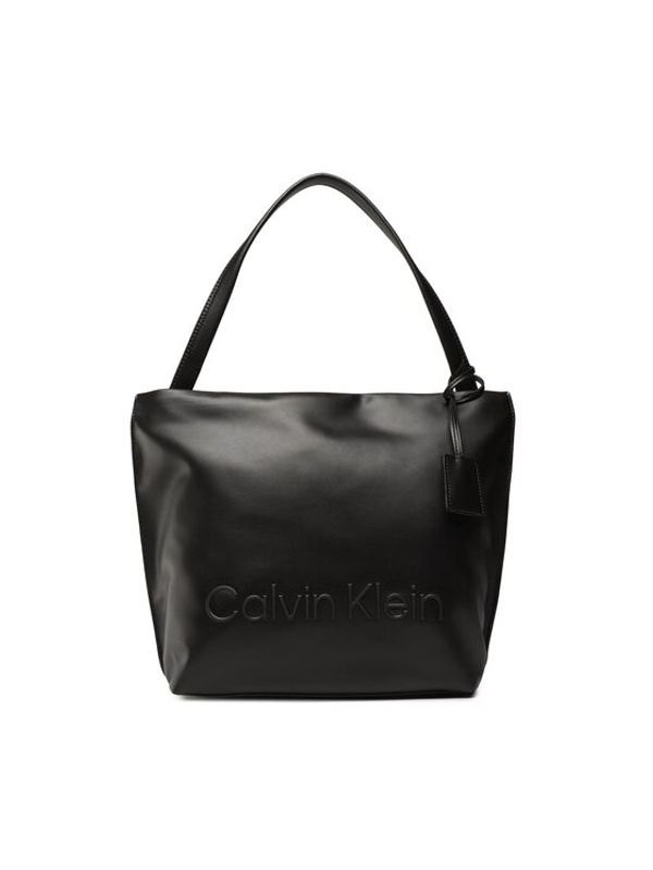 Calvin Klein Calvin Klein Дамска чанта Ck Set Ns Shopper K60K610176 Черен