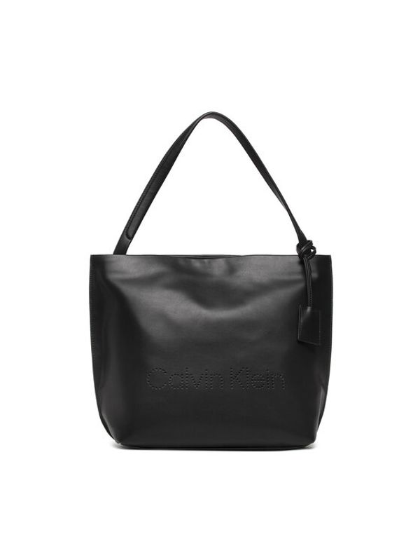Calvin Klein Calvin Klein Дамска чанта Ck Set Ns Shopper Sm K60K609118 Черен