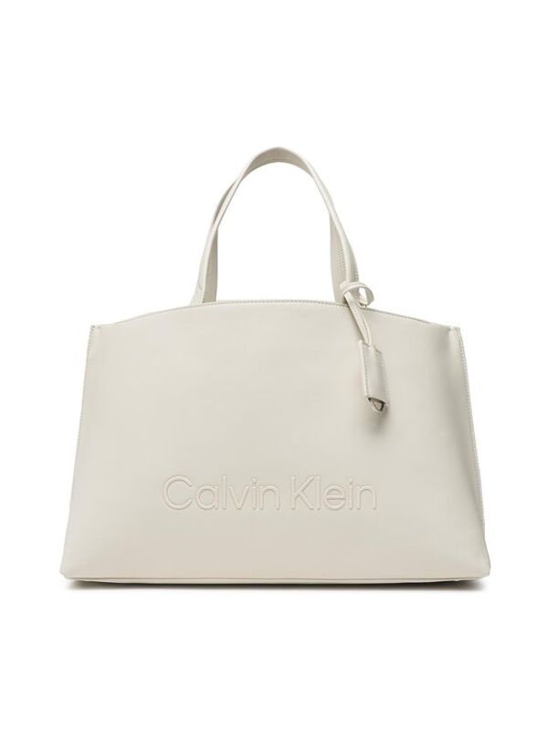 Calvin Klein Calvin Klein Дамска чанта Ck Set Shopper Md K60K610172 Бежов