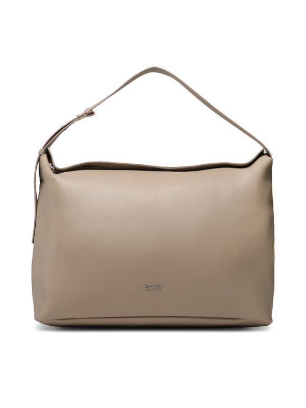 Calvin Klein Calvin Klein Дамска чанта Elevated Soft Shoulder Bag Lg K60K610752 Кафяв