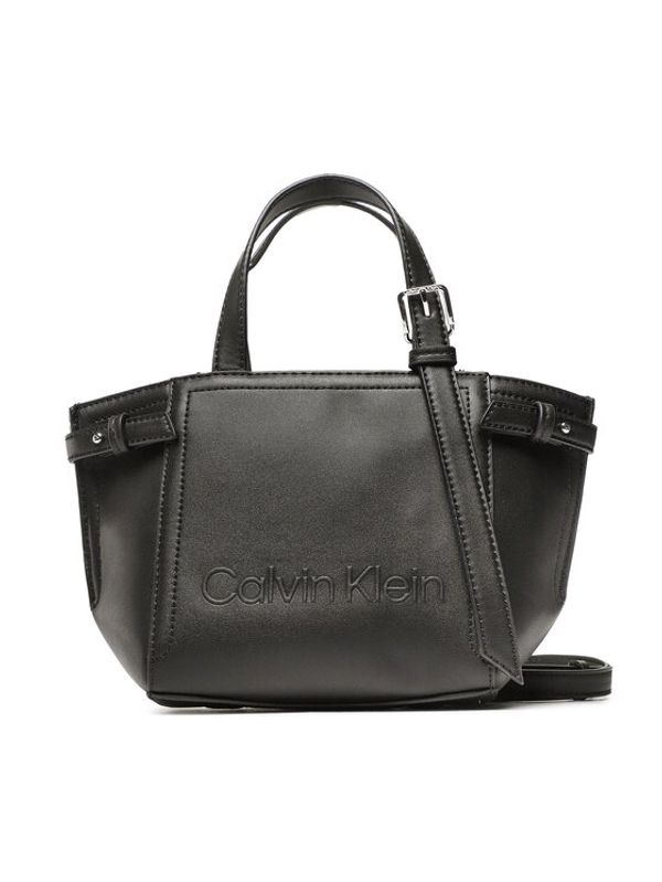 Calvin Klein Calvin Klein Дамска чанта Minimal Hardware Mini Tote K60K609847 Черен