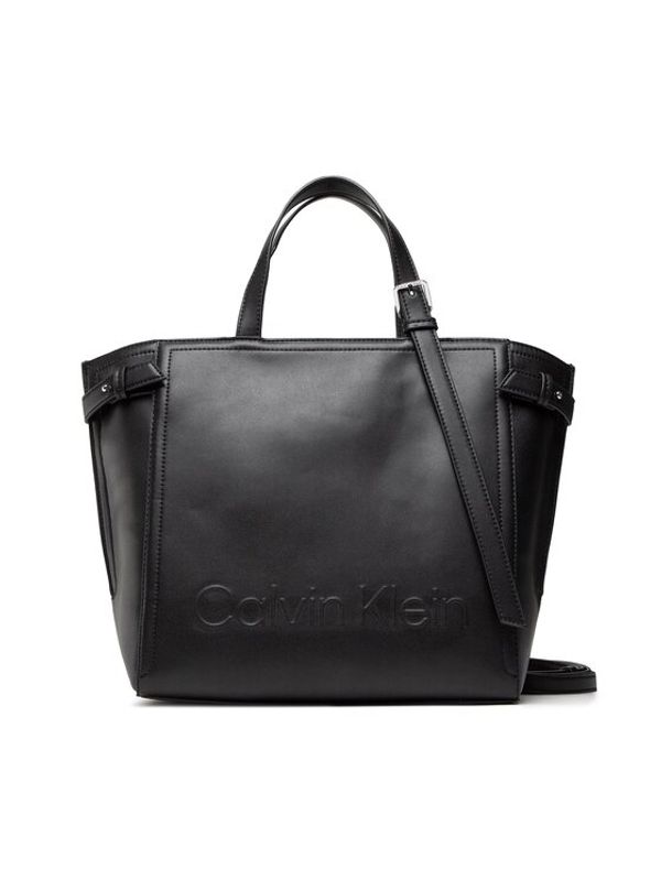 Calvin Klein Calvin Klein Дамска чанта Minimal Hardware Tote K60K609849 Черен