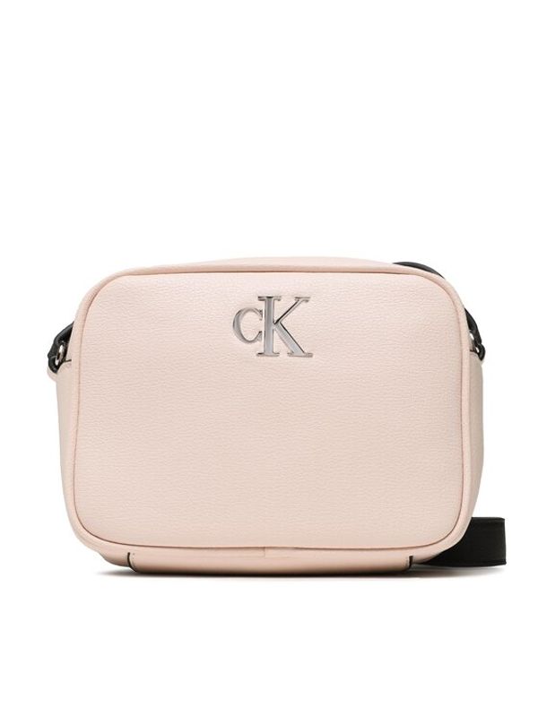 Calvin Klein Calvin Klein Дамска чанта Minimal Monogram Camera Bag 18 K60K610683 Розов