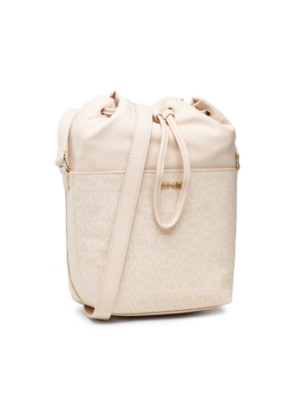 Calvin Klein Calvin Klein Дамска чанта Must Bucket Bag Sm Mono K60K609390 Бежов