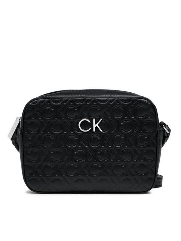 Calvin Klein Calvin Klein Дамска чанта Re-Lock Camera Bag Emb Mono K60K610199 Черен