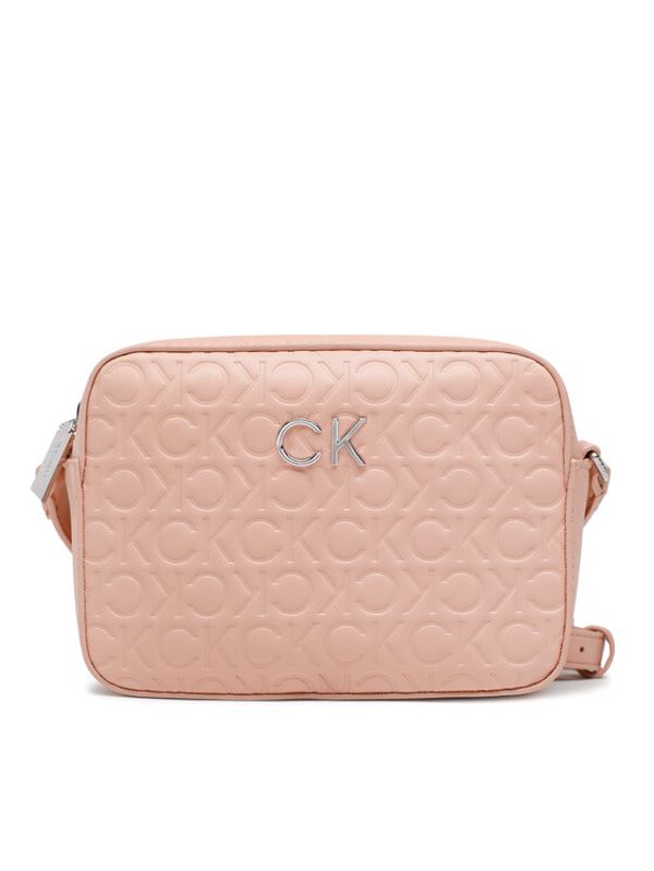 Calvin Klein Calvin Klein Дамска чанта Re-Lock Camera Bag Emb Mono K60K610199 Розов