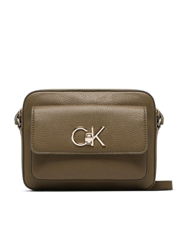 Calvin Klein Calvin Klein Дамска чанта Re-Lock Camera Bag With Flap Pbl K60K609397 Каки