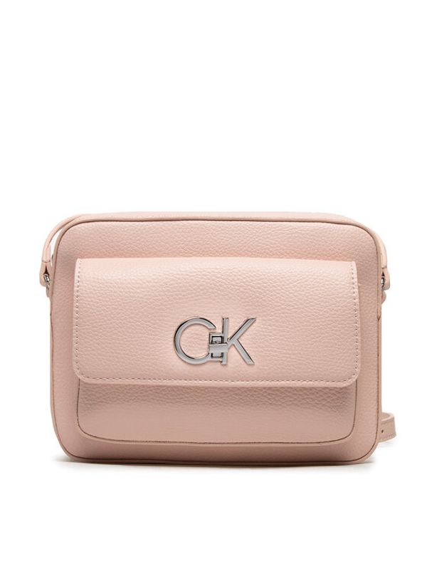 Calvin Klein Calvin Klein Дамска чанта Re-Lock Camera Bag With Flap Pbl K60K609397 Розов