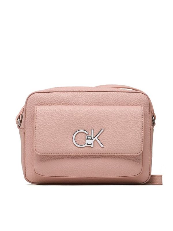 Calvin Klein Calvin Klein Дамска чанта Re-Lock Camera Bag With Flap Pbl K60K609397 Розов