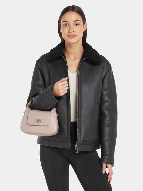 Calvin Klein Calvin Klein Дамска чанта Re-Lock Crossbody W/Flap Sm K60K610770 Сив