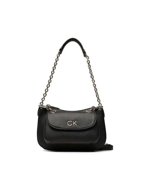 Calvin Klein Calvin Klein Дамска чанта Re-Lock Dbl Shoulder Bag K60K610183 Черен