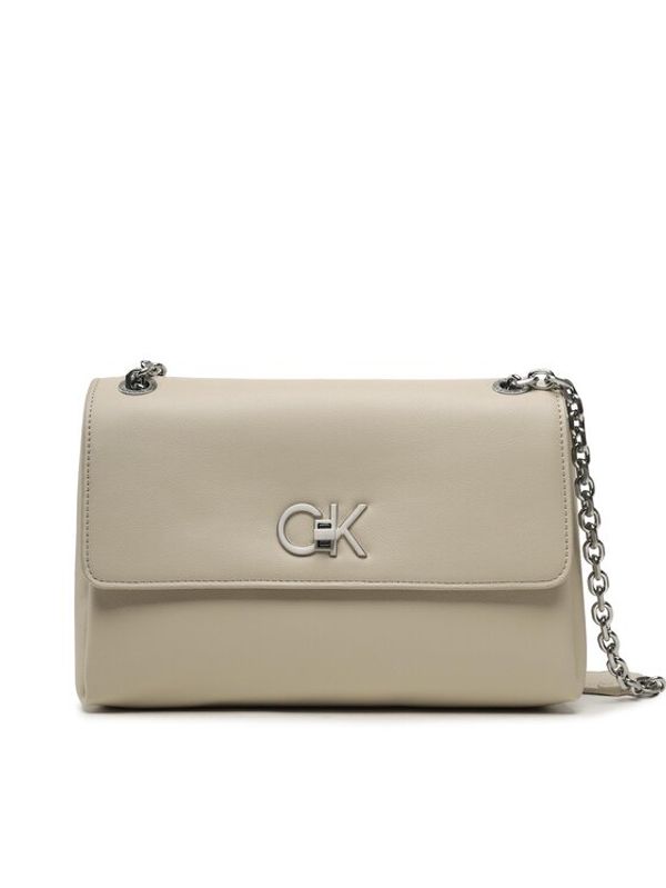 Calvin Klein Calvin Klein Дамска чанта Re-Lock Ew Conv Crossbody K60K610749 Бежов