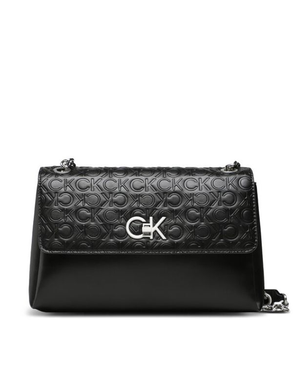Calvin Klein Calvin Klein Дамска чанта Re-Lock Ew Cony Crossbody-Emb Mn K60K610919 Черен
