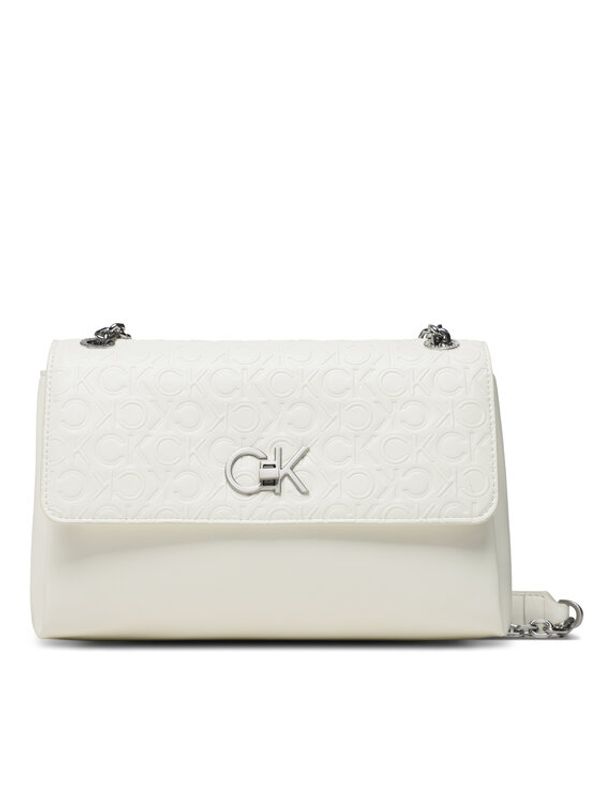 Calvin Klein Calvin Klein Дамска чанта Re-Lock Ew Cony Crossbody-Emb Mn K60K610919 Екрю
