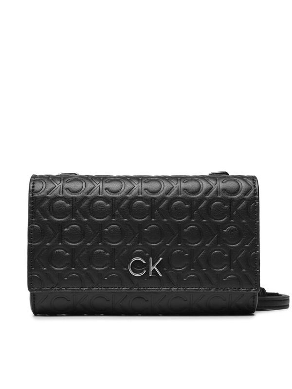 Calvin Klein Calvin Klein Дамска чанта Re-Lock Mini Bag Emb Mono K60K610232 Черен