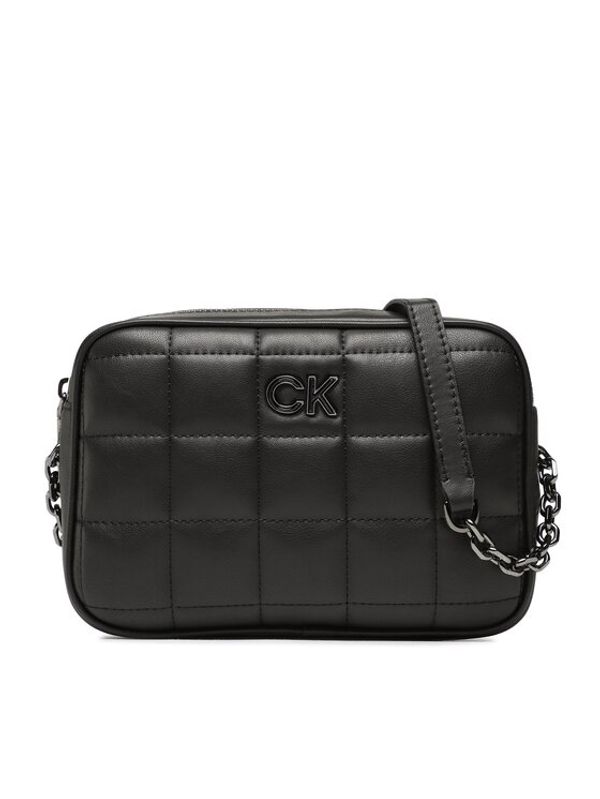 Calvin Klein Calvin Klein Дамска чанта Re-Lock Quilt Camera Bag K60K610445 Черен