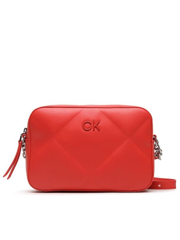 Calvin Klein Calvin Klein Дамска чанта Re-Lock Quilt Camera Bag K60K610767 Червен