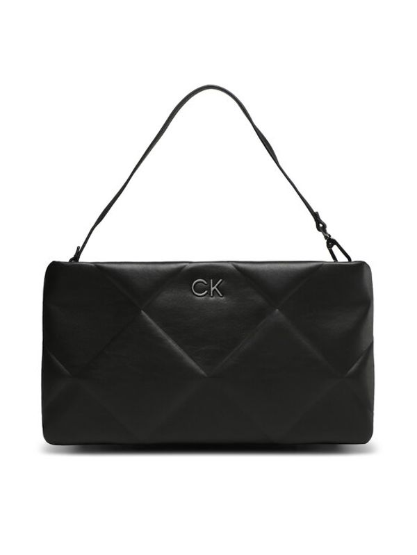 Calvin Klein Calvin Klein Дамска чанта Re-Lock Quilt Conv Clutch K60K610771 Черен