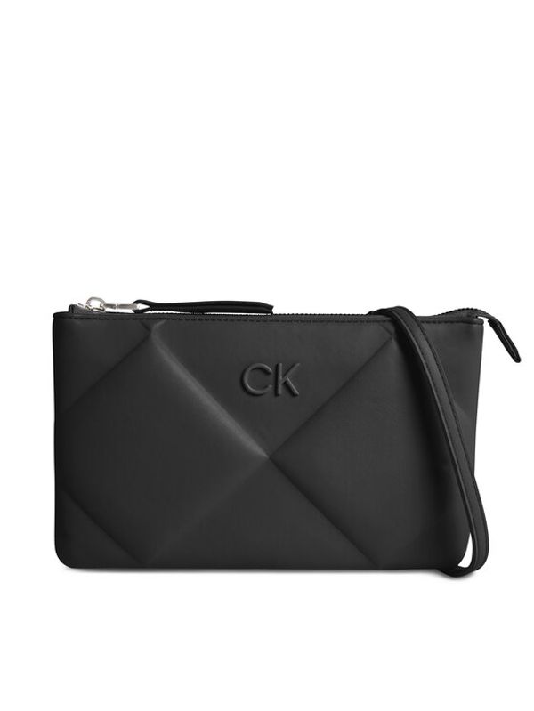 Calvin Klein Calvin Klein Дамска чанта Re-Lock Quilt Crossbody K60K611042 Черен