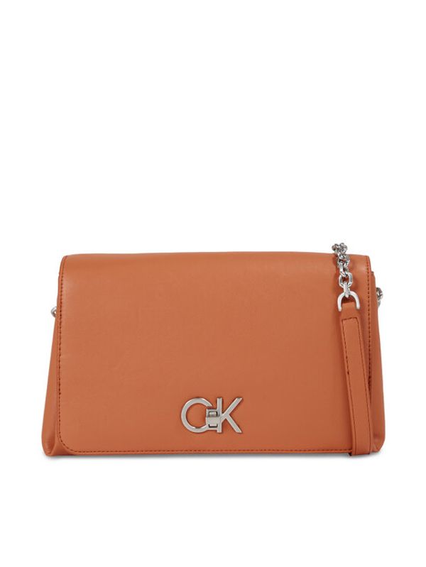 Calvin Klein Calvin Klein Дамска чанта Re-Lock Shoulder Bag Md K60K611057 Кафяв