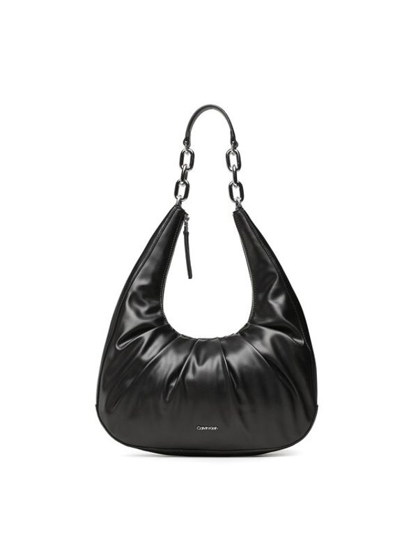 Calvin Klein Calvin Klein Дамска чанта Soft Cres Shoulder Bag Md K60K610421 Черен