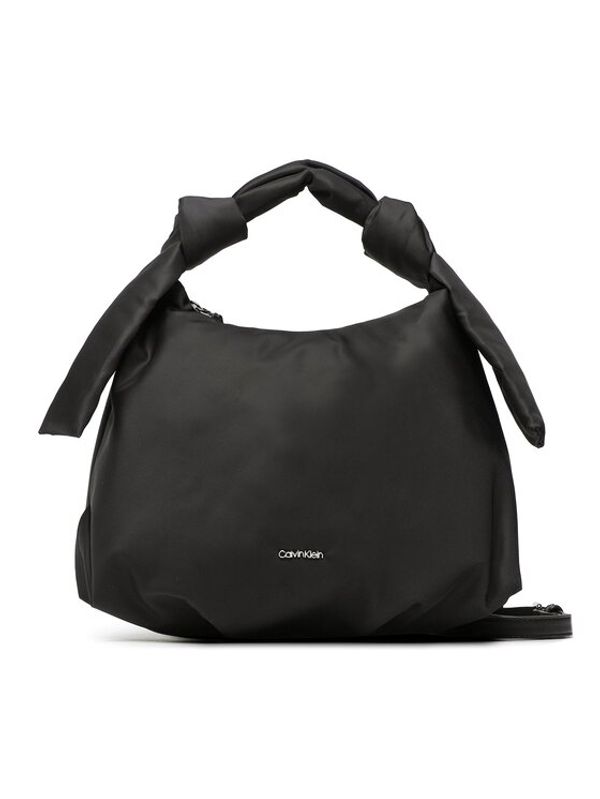 Calvin Klein Calvin Klein Дамска чанта Soft Nappa Crossbody Textile K60K610184 Черен