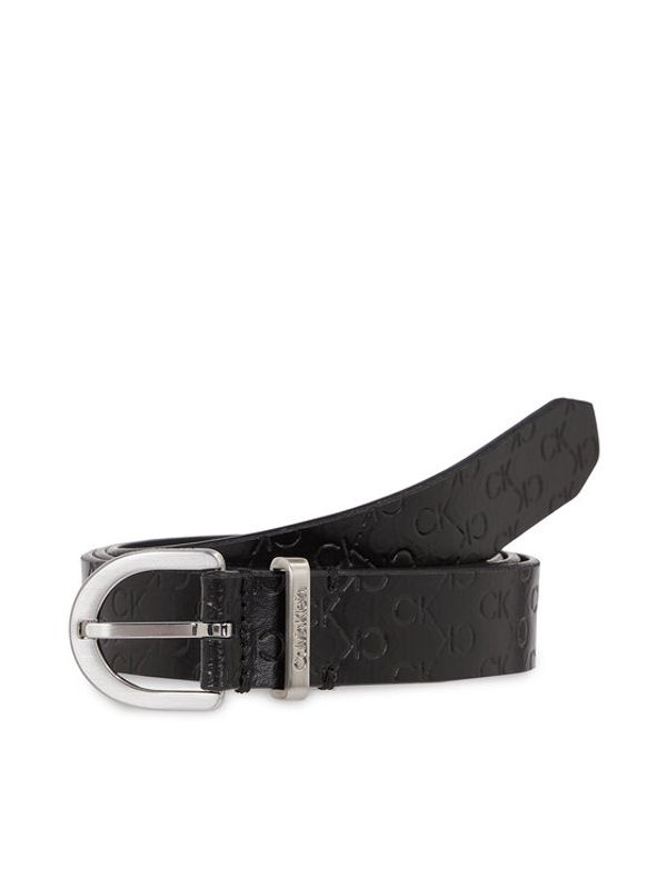 Calvin Klein Calvin Klein Дамски колан Ck Must Loop Rnd Belt K60K611295 Черен