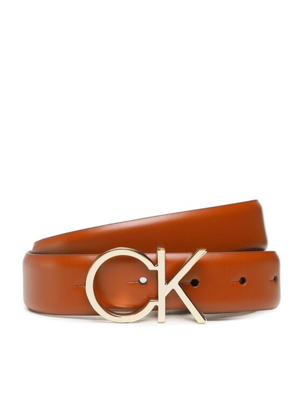 Calvin Klein Calvin Klein Дамски колан Re-Lock Ck Logo Belt 30Mm K60K610157 Кафяв