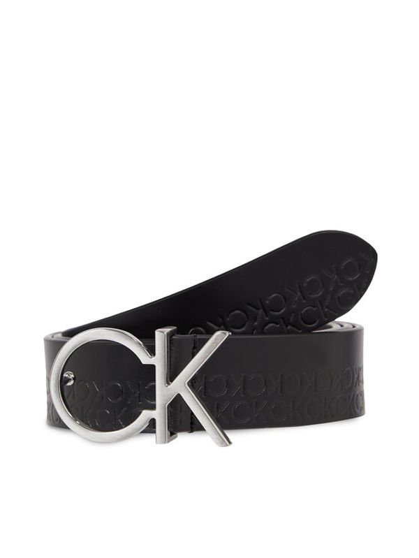 Calvin Klein Calvin Klein Дамски колан Re-Lock Ck Logo Belt K60K611306 Черен