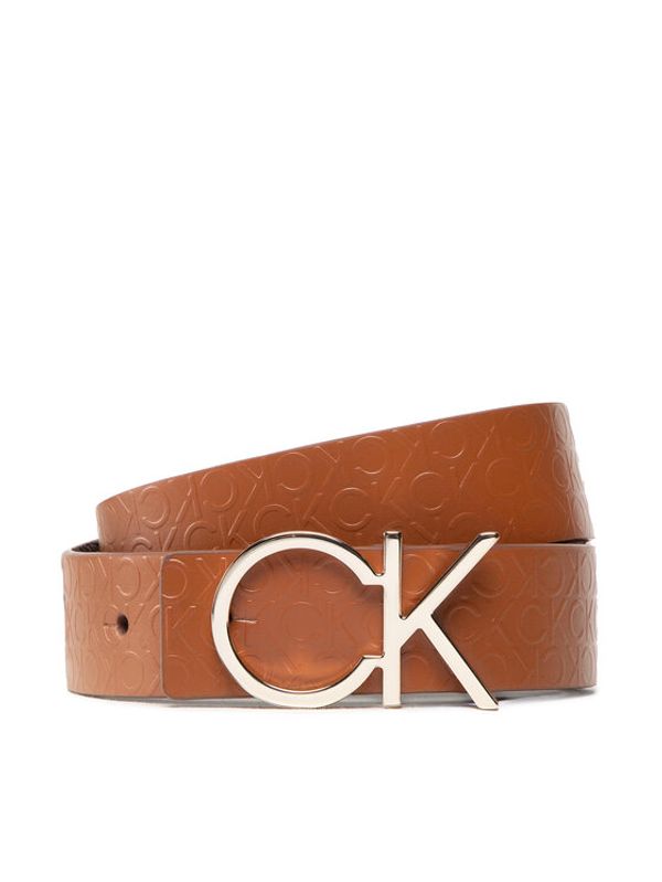 Calvin Klein Calvin Klein Дамски колан Re-Lock Ck Rev Belt 30mm K60K610156 Кафяв