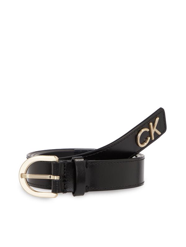 Calvin Klein Calvin Klein Дамски колан Re-Lock Rnd Bckl Blt W/Tip K60K611103 Черен