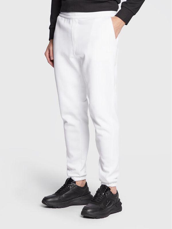 Calvin Klein Calvin Klein Долнище анцуг K10K110820 Бял Regular Fit