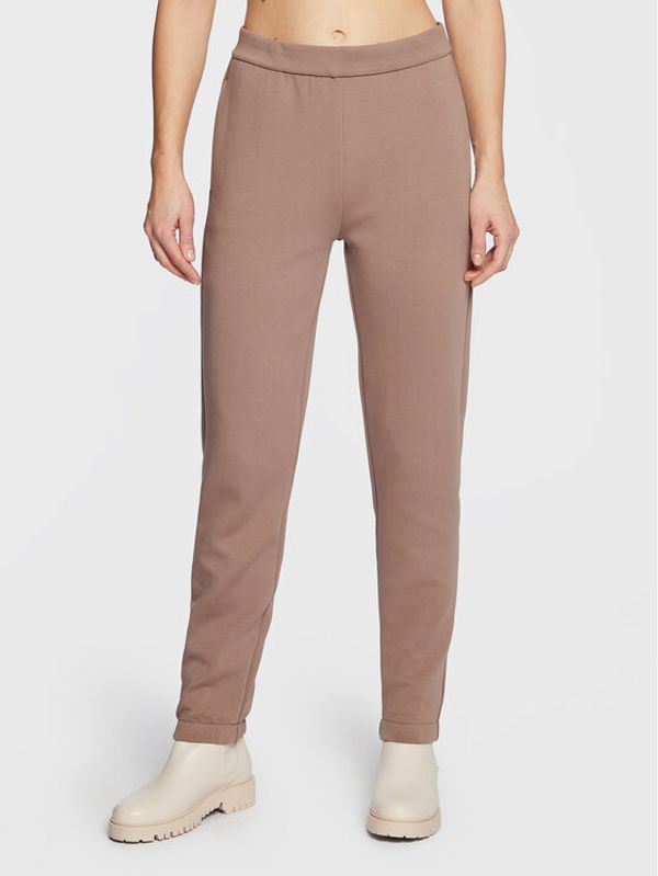 Calvin Klein Calvin Klein Долнище анцуг Minimal Logo K20K204964 Кафяв Regular Fit