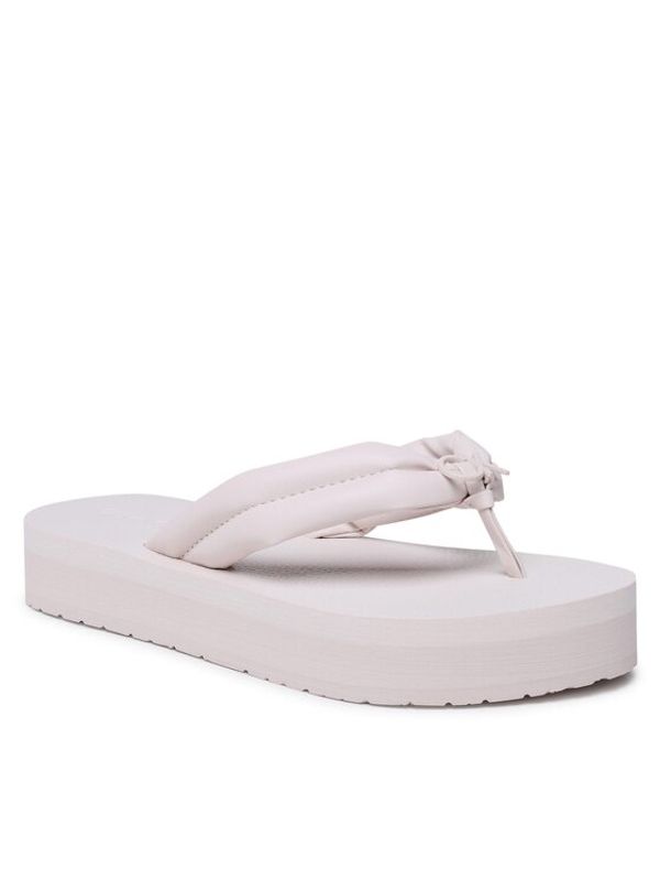 Calvin Klein Calvin Klein Джапанки Flatform Flip Flop W/Hw HW0HW01503 Бежов