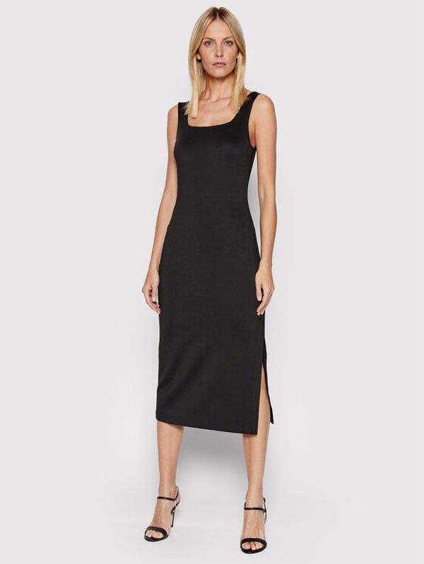 Calvin Klein Calvin Klein Ежедневна рокля K20K203505 Черен Regular Fit