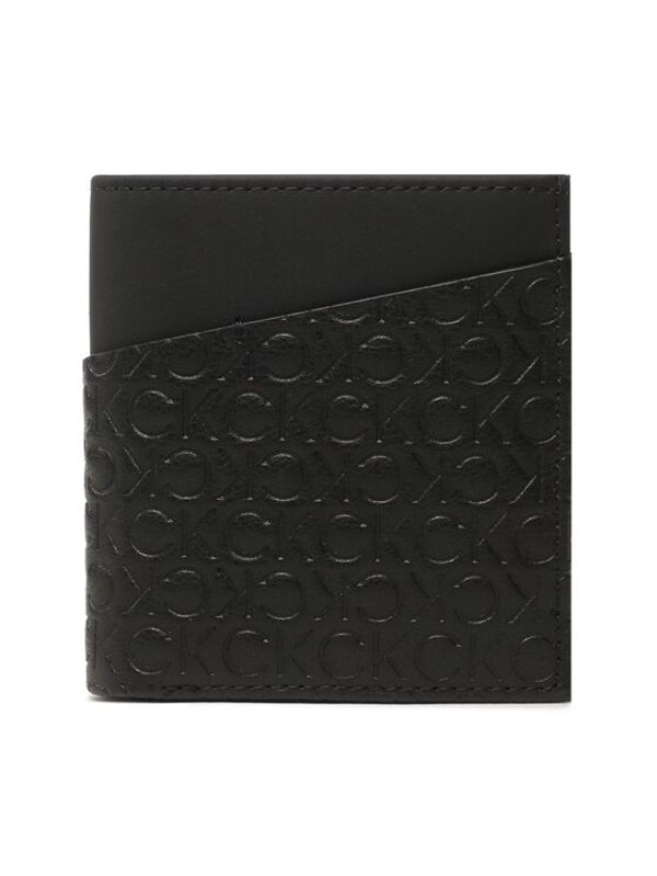 Calvin Klein Calvin Klein Голям дамски портфейл Ck Must Mono Trifold 6Cc W/Coin K50K510306 Черен