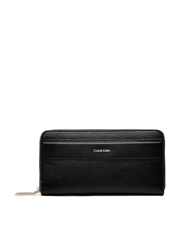 Calvin Klein Calvin Klein Голям дамски портфейл Daily Dressed Za Wallet Lg K60K610483 Черен