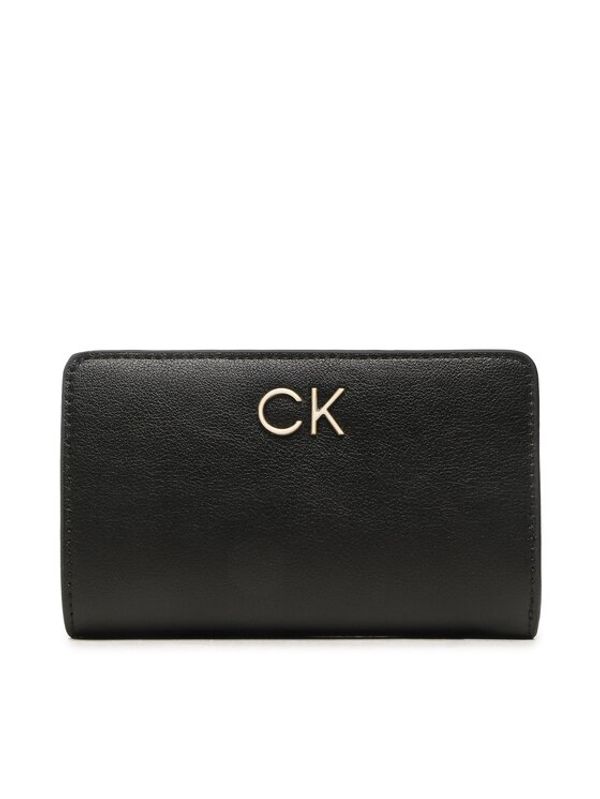 Calvin Klein Calvin Klein Голям дамски портфейл Re-Lock Bifold French Wallet Pbl K60K610962 Черен