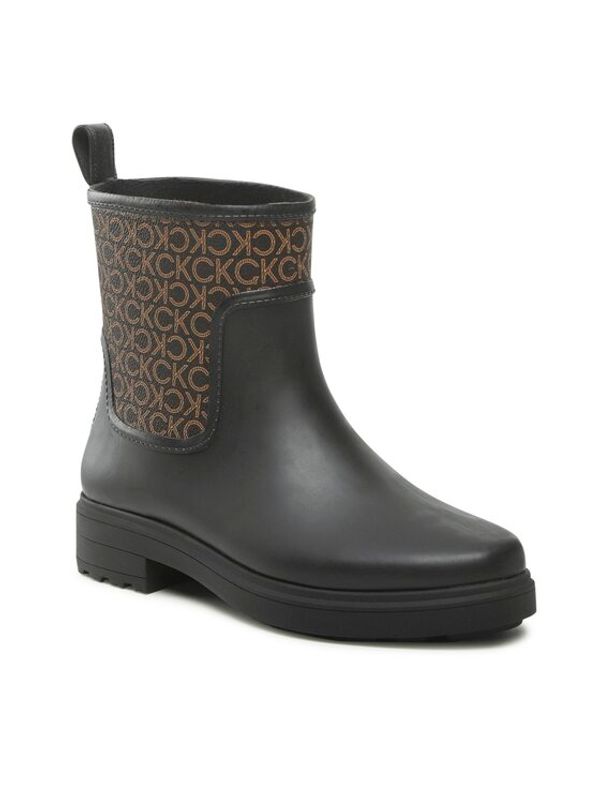 Calvin Klein Calvin Klein Гумени ботуши Rain Boot W/Flc HW0HW01319 Черен