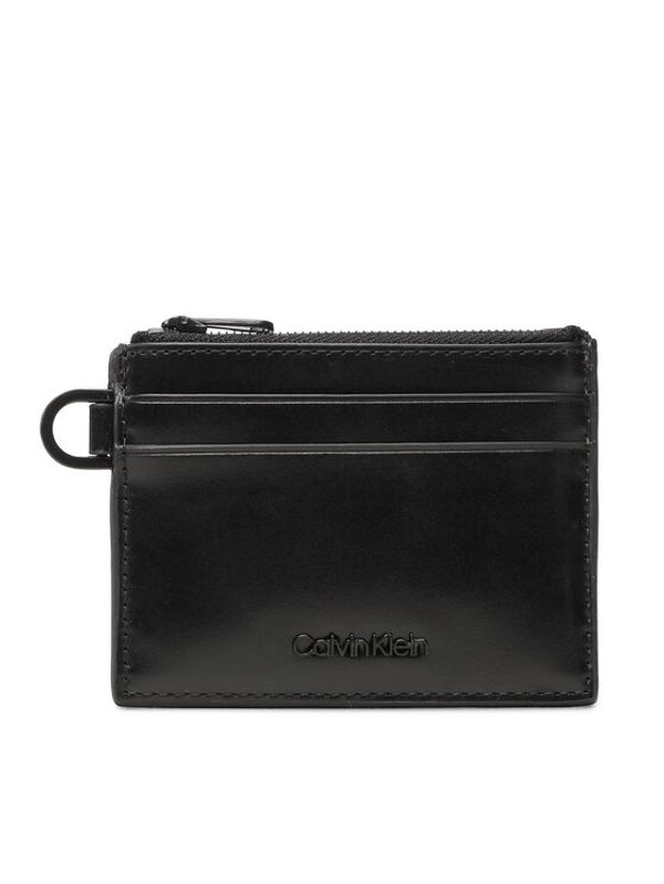 Calvin Klein Calvin Klein Калъф за кредитни карти Ck Median 4Cc Holder W/Zip K50K510326 Черен