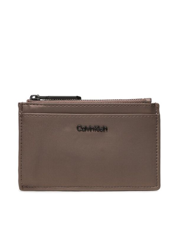 Calvin Klein Calvin Klein Калъф за кредитни карти Ck Must Cardholder Rubberized K60K610243 Кафяв