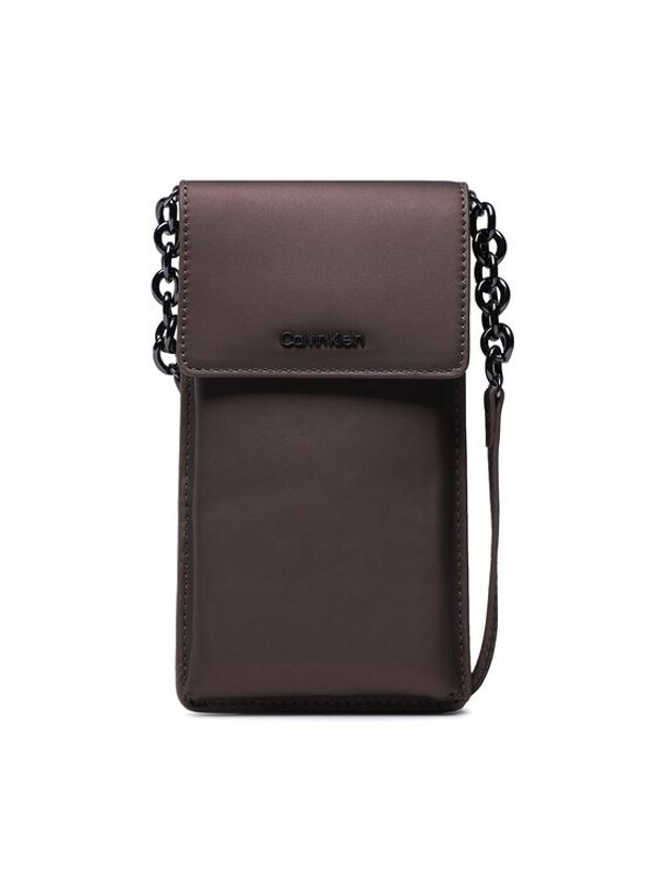 Calvin Klein Calvin Klein Калъф за телефон Ck Must Phone Pouch Rubberized K60K610230 Кафяв