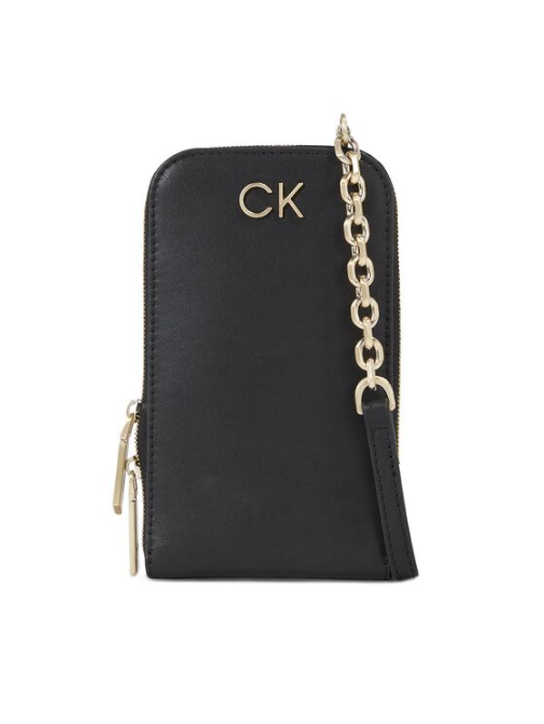 Calvin Klein Calvin Klein Калъф за телефон Re-Lock Phone Crossbody K60K611100 Черен