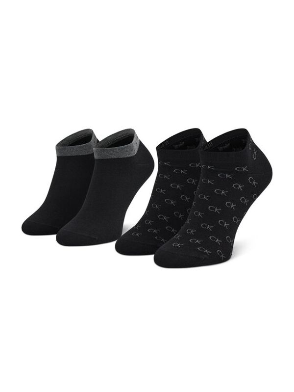 Calvin Klein Calvin Klein Комплект 2 чифта къси чорапи мъжки 701218715 Черен