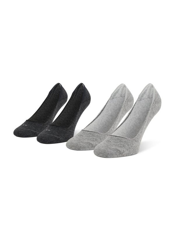 Calvin Klein Calvin Klein Комплект 2 чифта терлик дамски 701218767 Сив