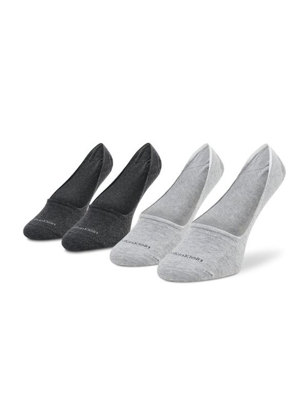 Calvin Klein Calvin Klein Комплект 2 чифта терлик мъжки 701218708 Сив