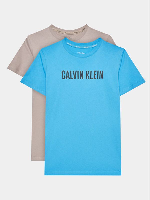Calvin Klein Calvin Klein Комплект 2 тишъртки B70B700431 Син Regular Fit