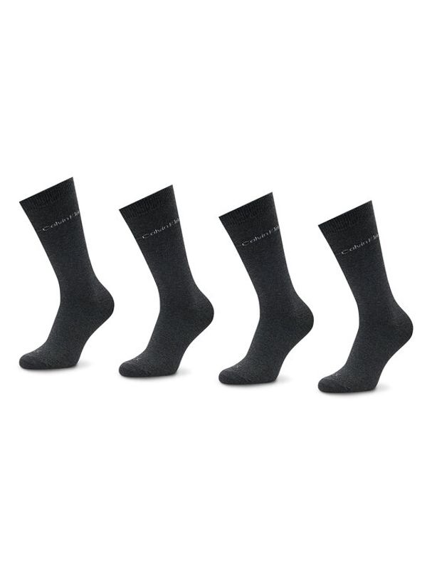 Calvin Klein Calvin Klein Комплект 4 чифта дълги чорапи мъжки 701219835 Цветен