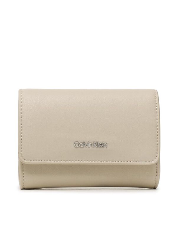 Calvin Klein Calvin Klein Малък дамски портфейл Ck Must Trifold Sm K60K607251 Сив